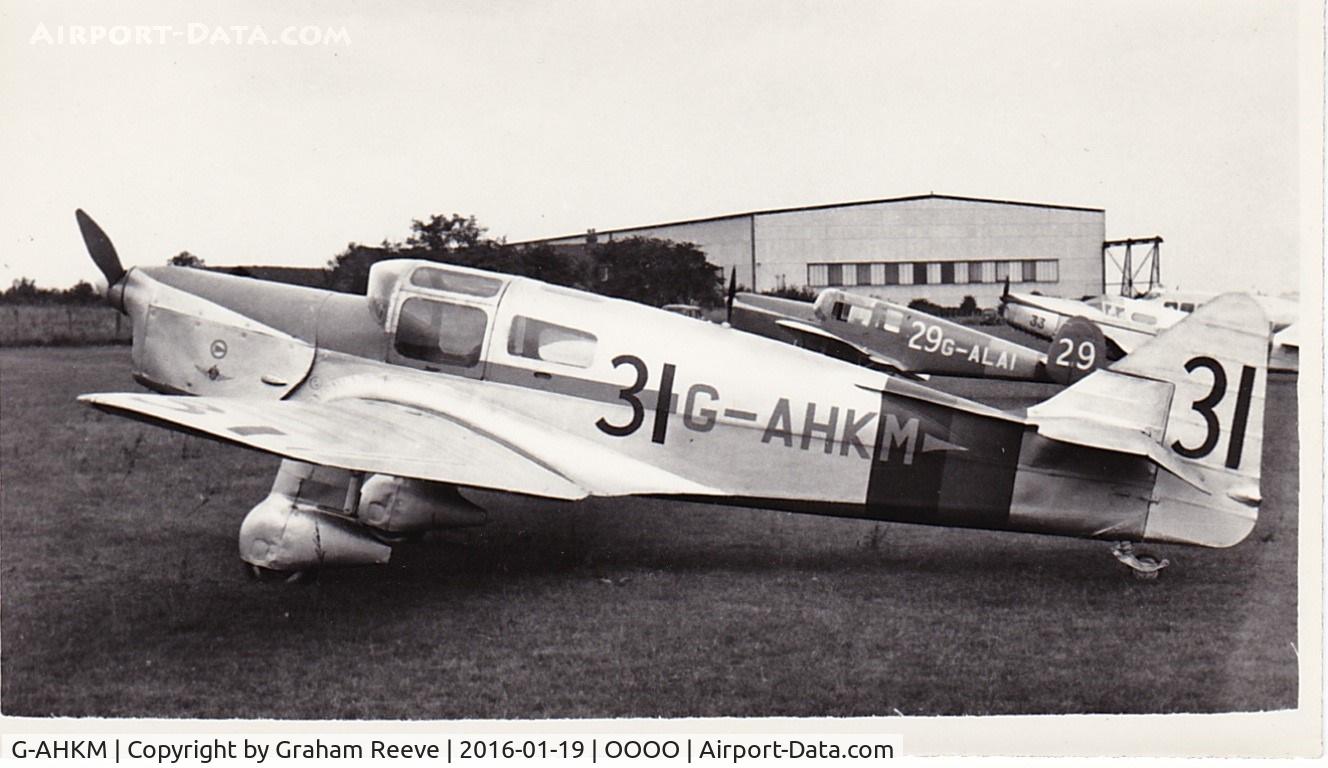 G-AHKM, 1946 Miles M16 Mentor C/N 462, Recently discovered photograph.