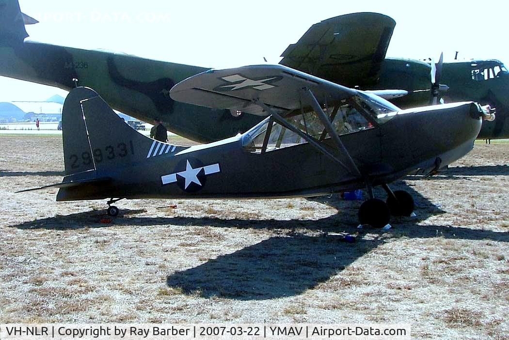 VH-NLR, 1944 Stinson L-5 Sentinel C/N 76-1572, Stinson L-5B Sentinel [76-1572] Avalon~VH 22/03/2007