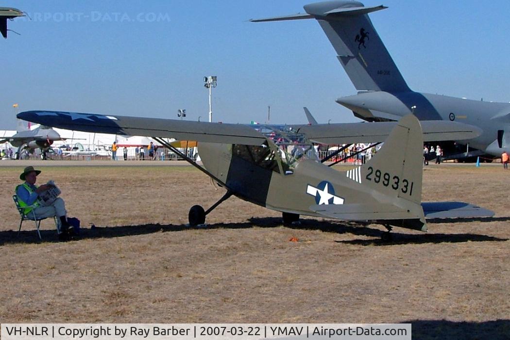 VH-NLR, 1944 Stinson L-5 Sentinel C/N 76-1572, Stinson L-5B Sentinel [76-1572] Avalon~VH 22/03/2007