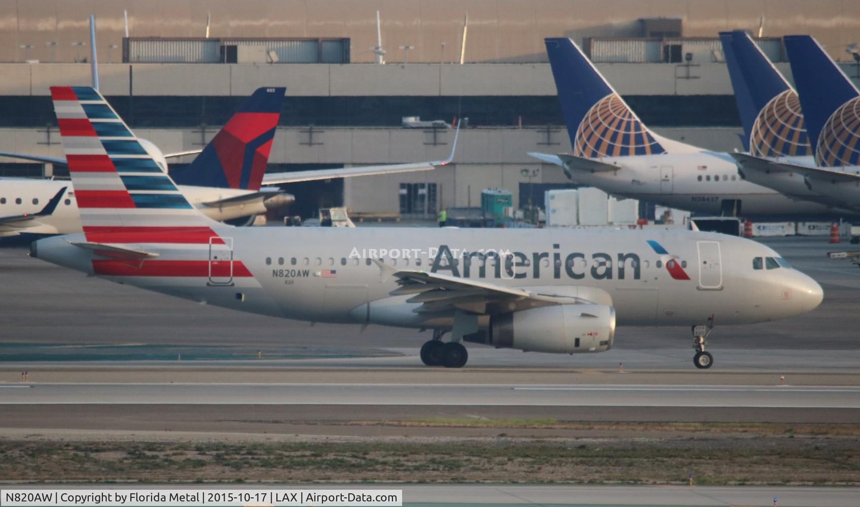 N820AW, 2000 Airbus A319-132 C/N 1397, American
