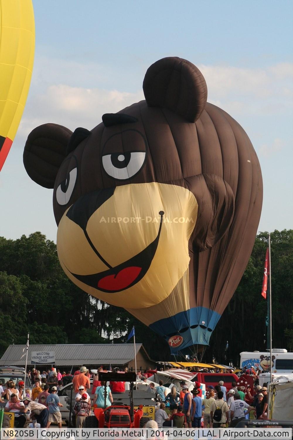 N820SB, 2008 Cameron Balloons Z-90 C/N 6529, Sugar Bear