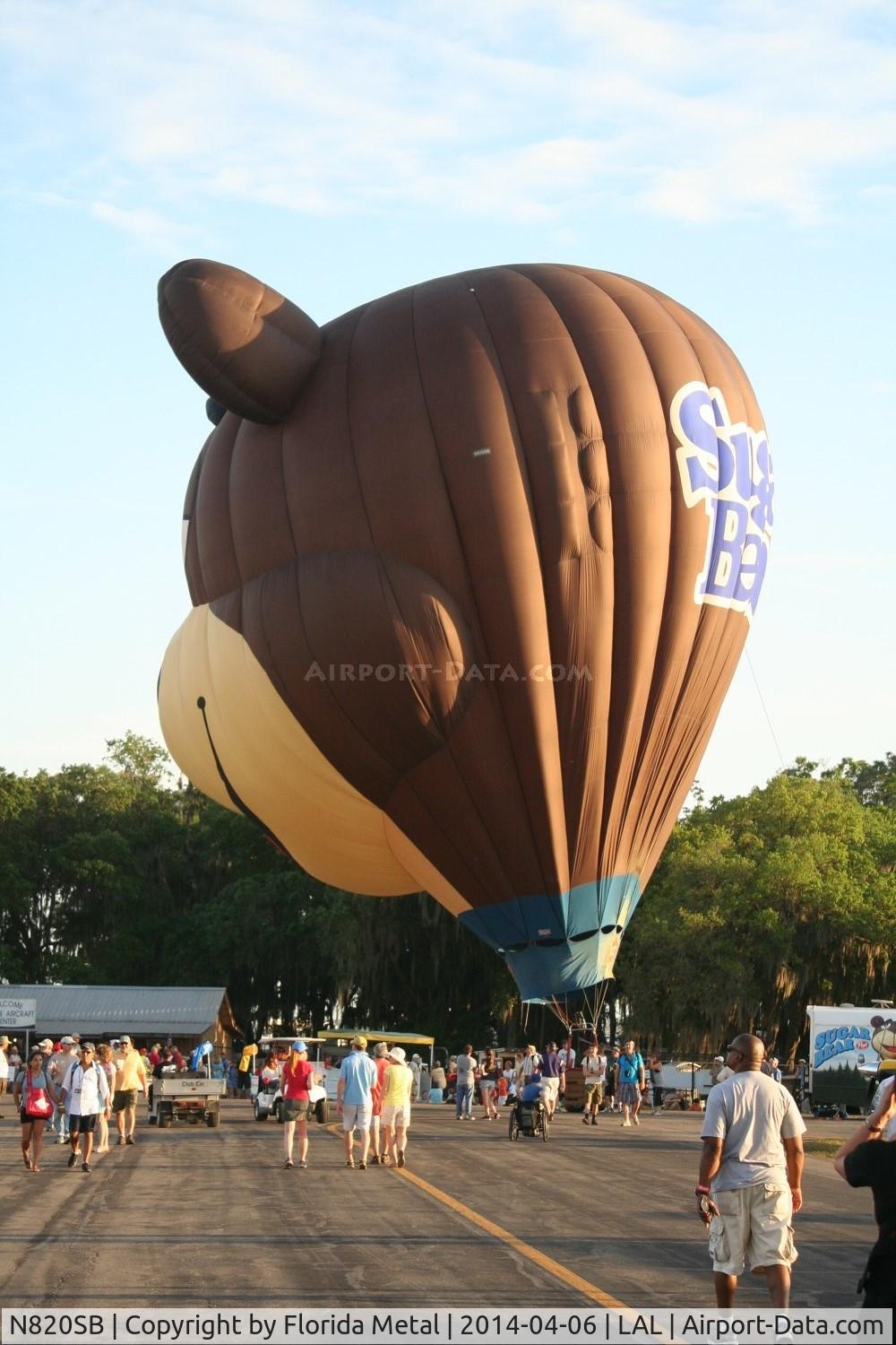 N820SB, 2008 Cameron Balloons Z-90 C/N 6529, Sugar Bear
