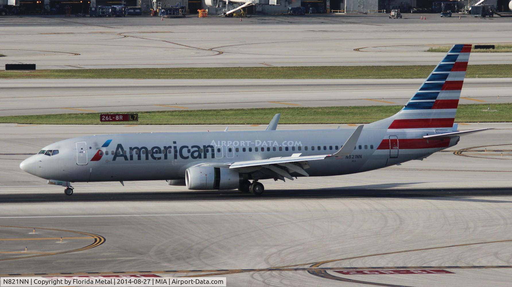 N821NN, 2009 Boeing 737-823 C/N 30912, American