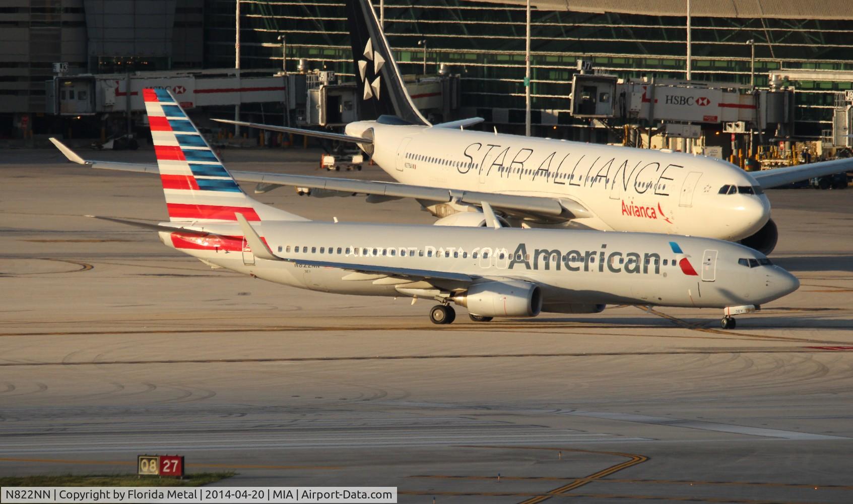 N822NN, 2009 Boeing 737-823 C/N 31085, American