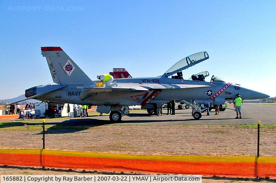 165882, Boeing F/A-18F Super Hornet C/N F042, McDonnell Douglas F/A-18F Super Hornet [F-042] (United States Navy) Avalon~VH 22/03/2007