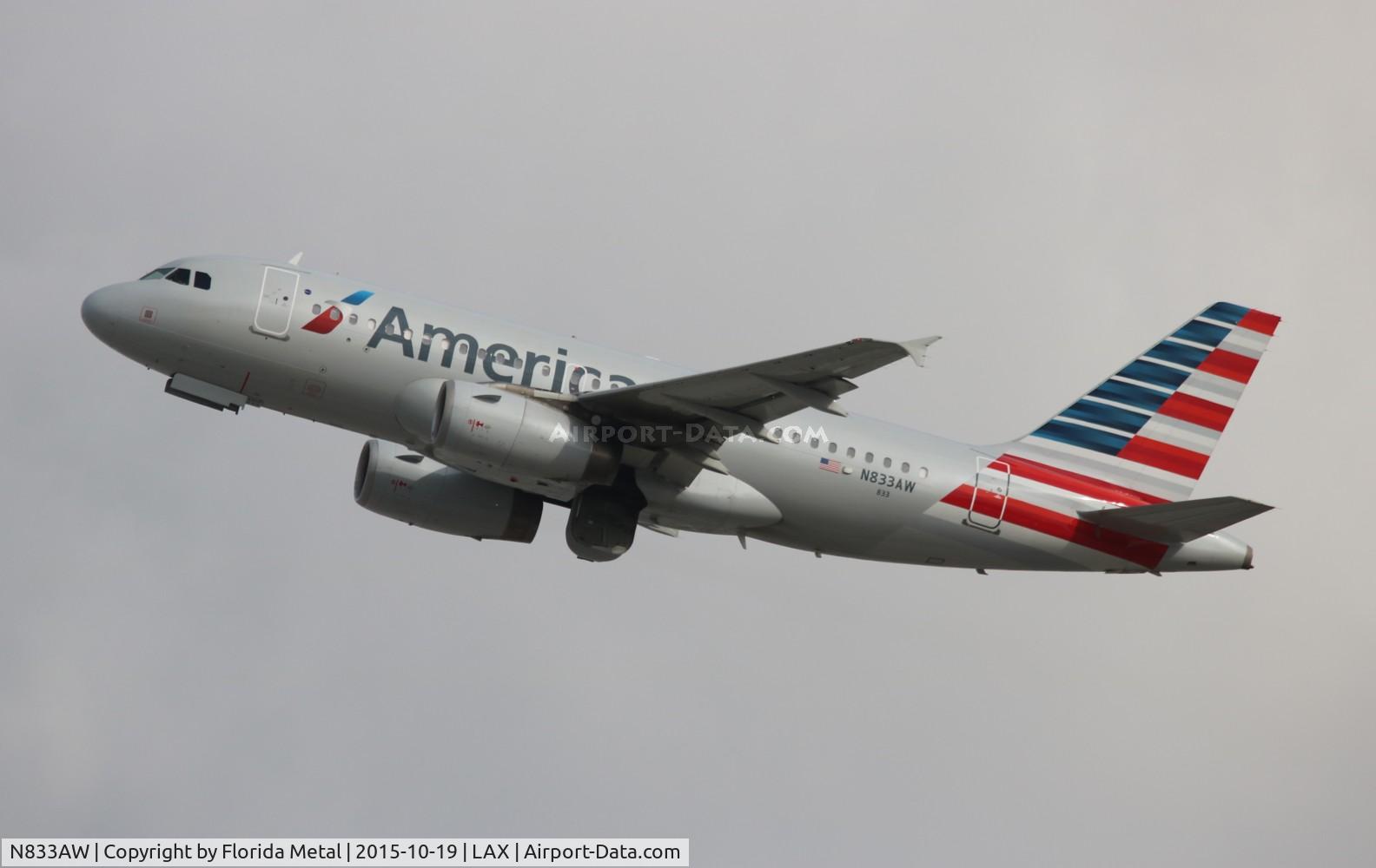 N833AW, 2002 Airbus A319-132 C/N 1844, American