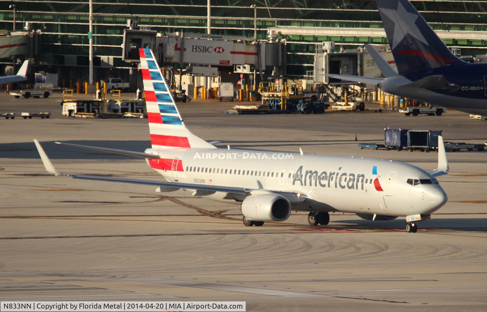 N833NN, 2010 Boeing 737-823 C/N 31093, American