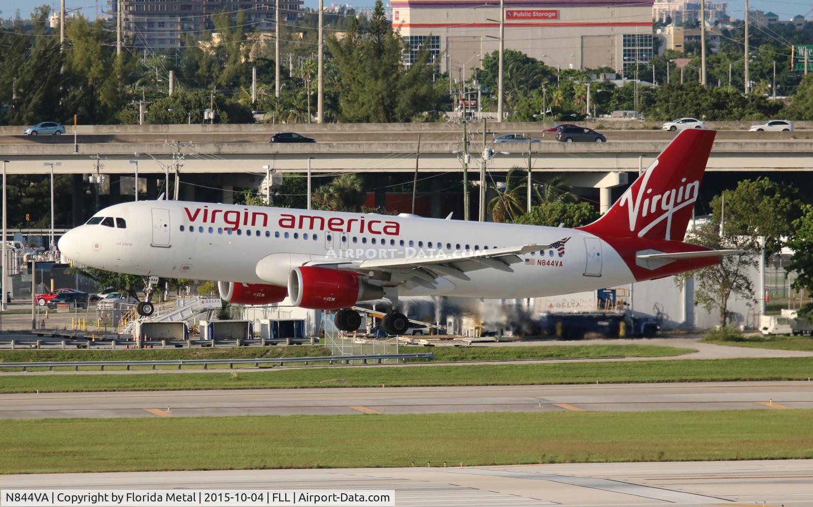 N844VA, Airbus A320-214 C/N 4851, Virgin America