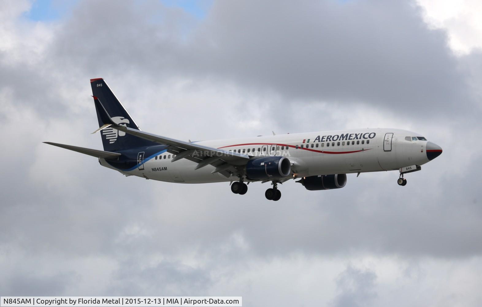 N845AM, 2014 Boeing 737-852 C/N 36706, Aeromexico