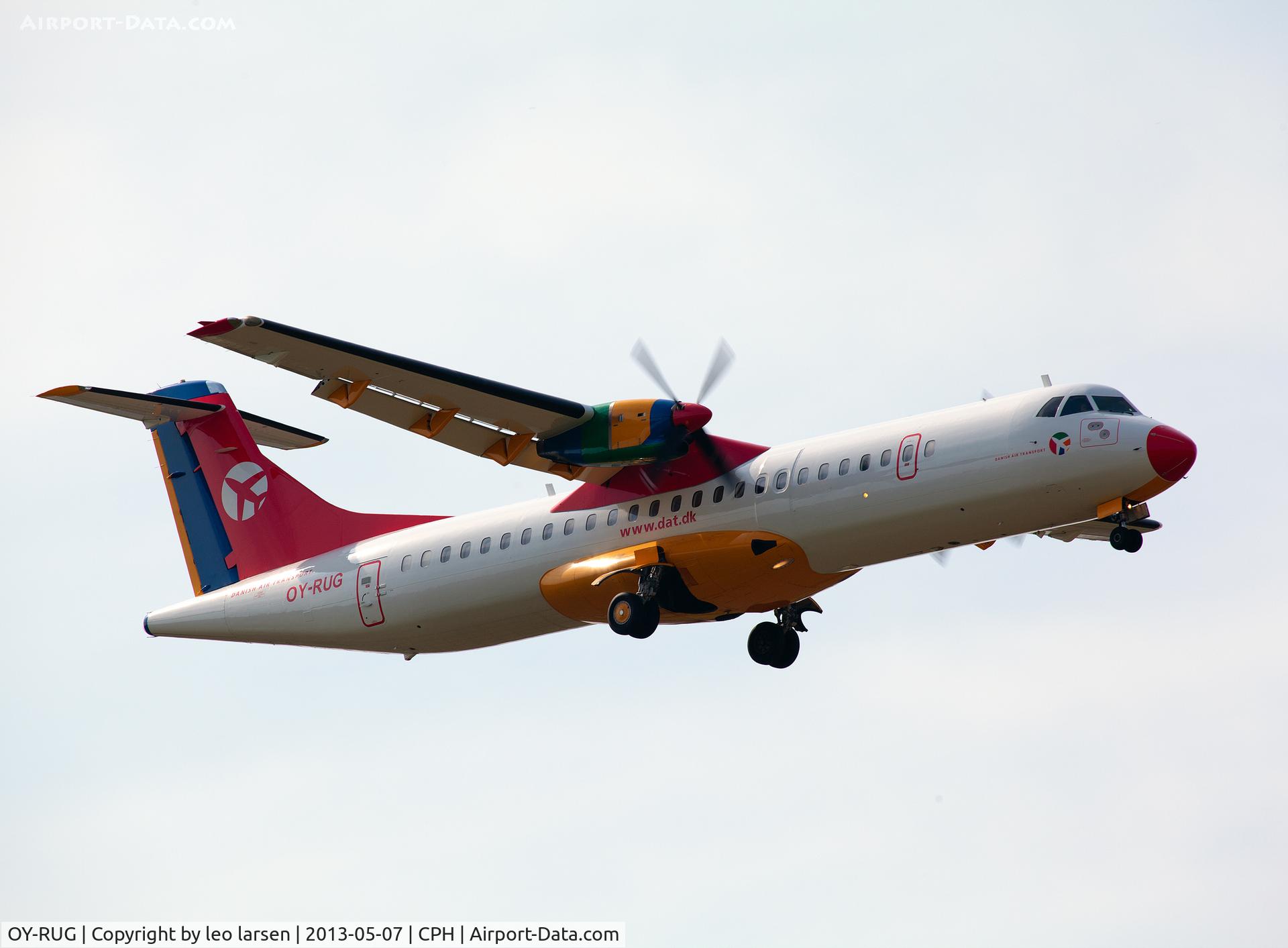 OY-RUG, 1998 ATR 72-202 C/N 509, Copenhagen 7.5.13