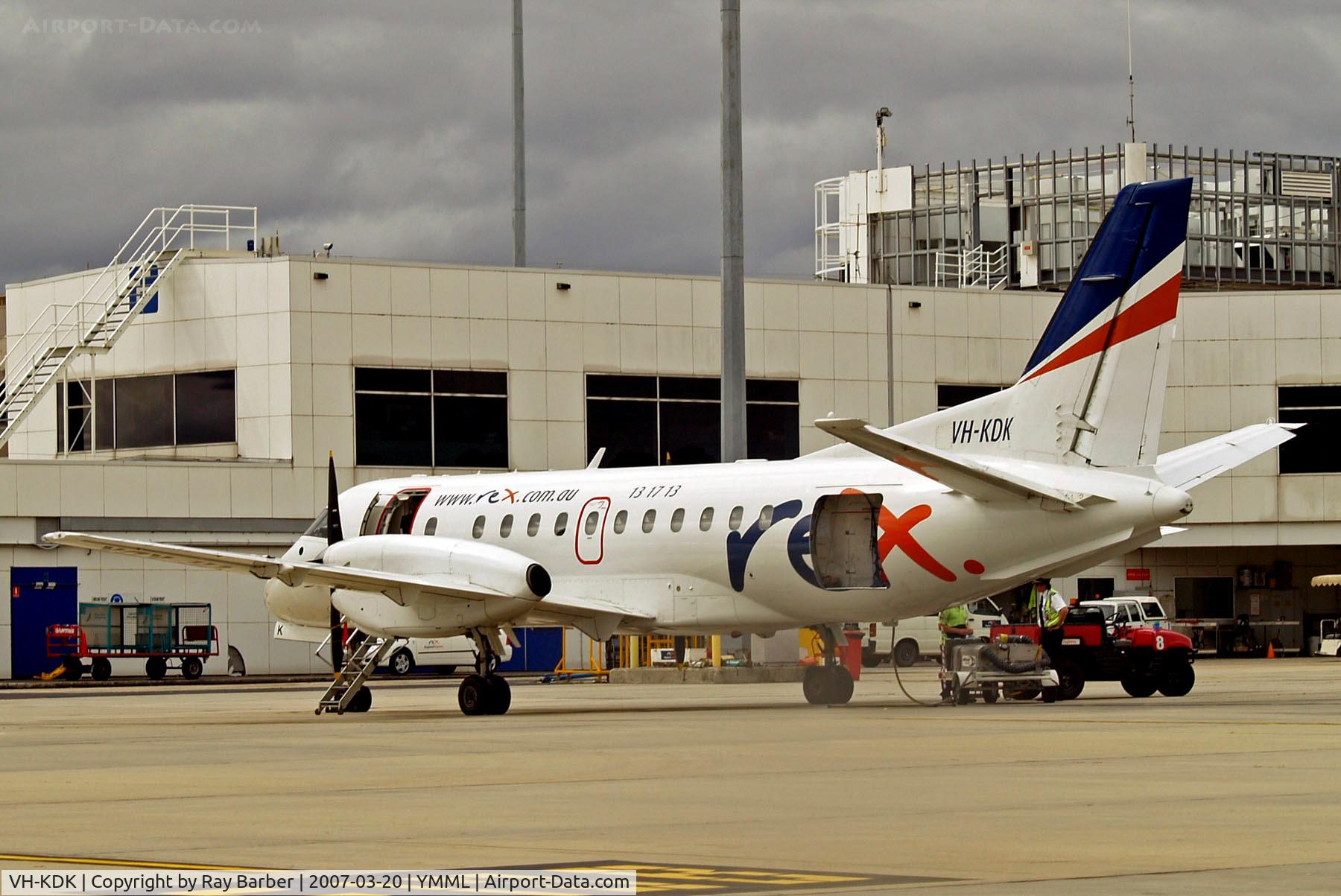 VH-KDK, 1984 Saab-Fairchild SF340 C/N 340A-016, SAAB-Scania 340A [016] (Regional Express) Melbourne-Tullamarine~VH 20/03/2007