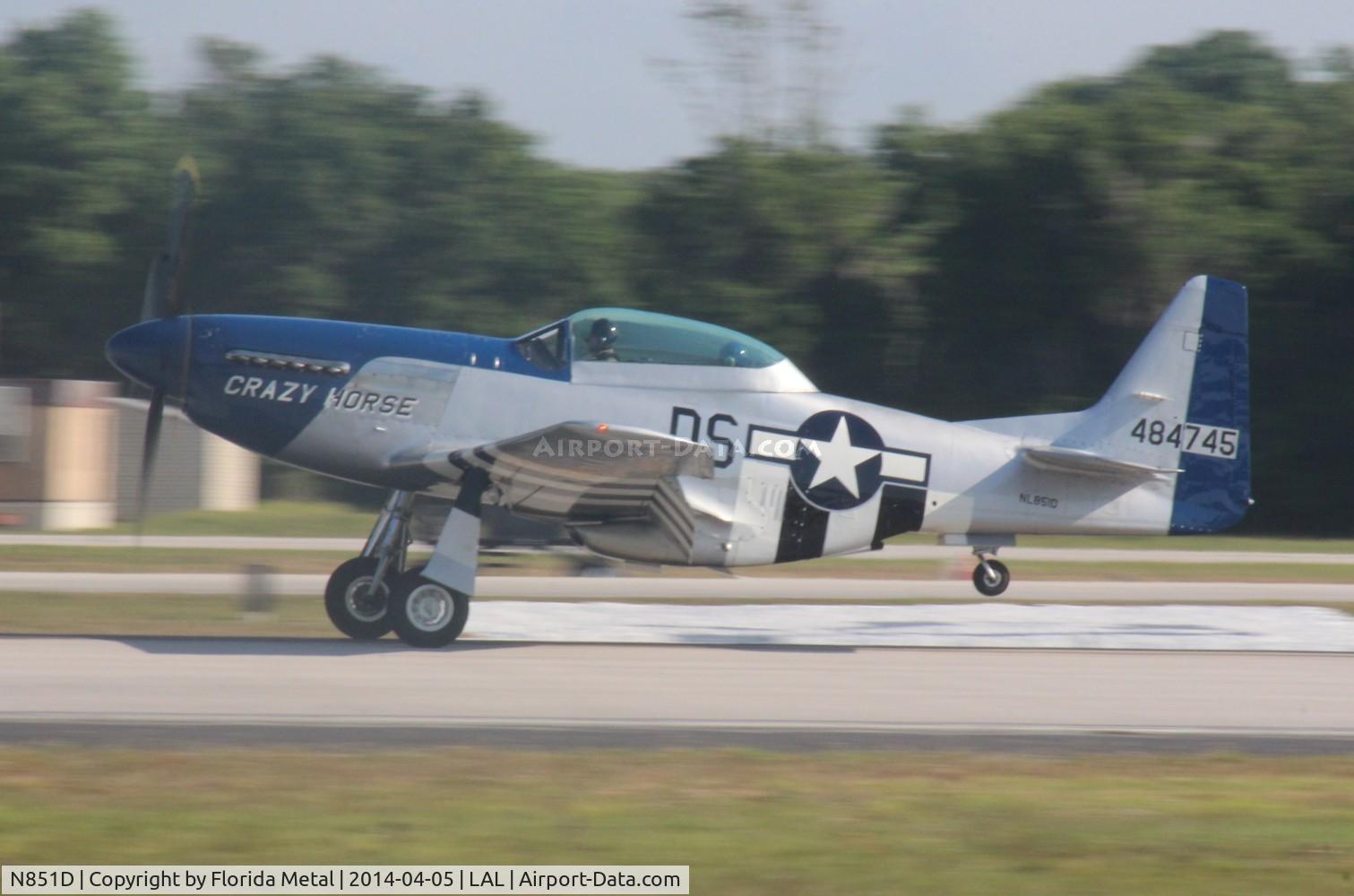 N851D, 1944 North American P-51D Mustang C/N 44-84745, Crazy Horse