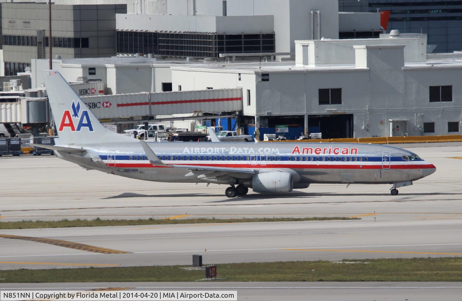 N851NN, 2010 Boeing 737-823 C/N 29556, American