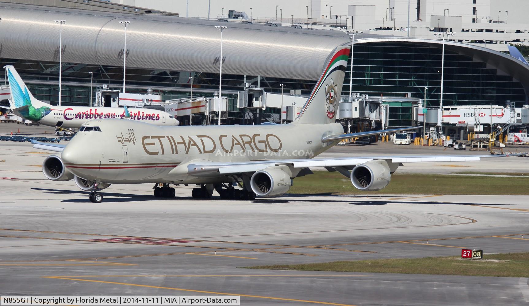 N855GT, 2013 Boeing 747-87UF C/N 37567, Etihad Cargo