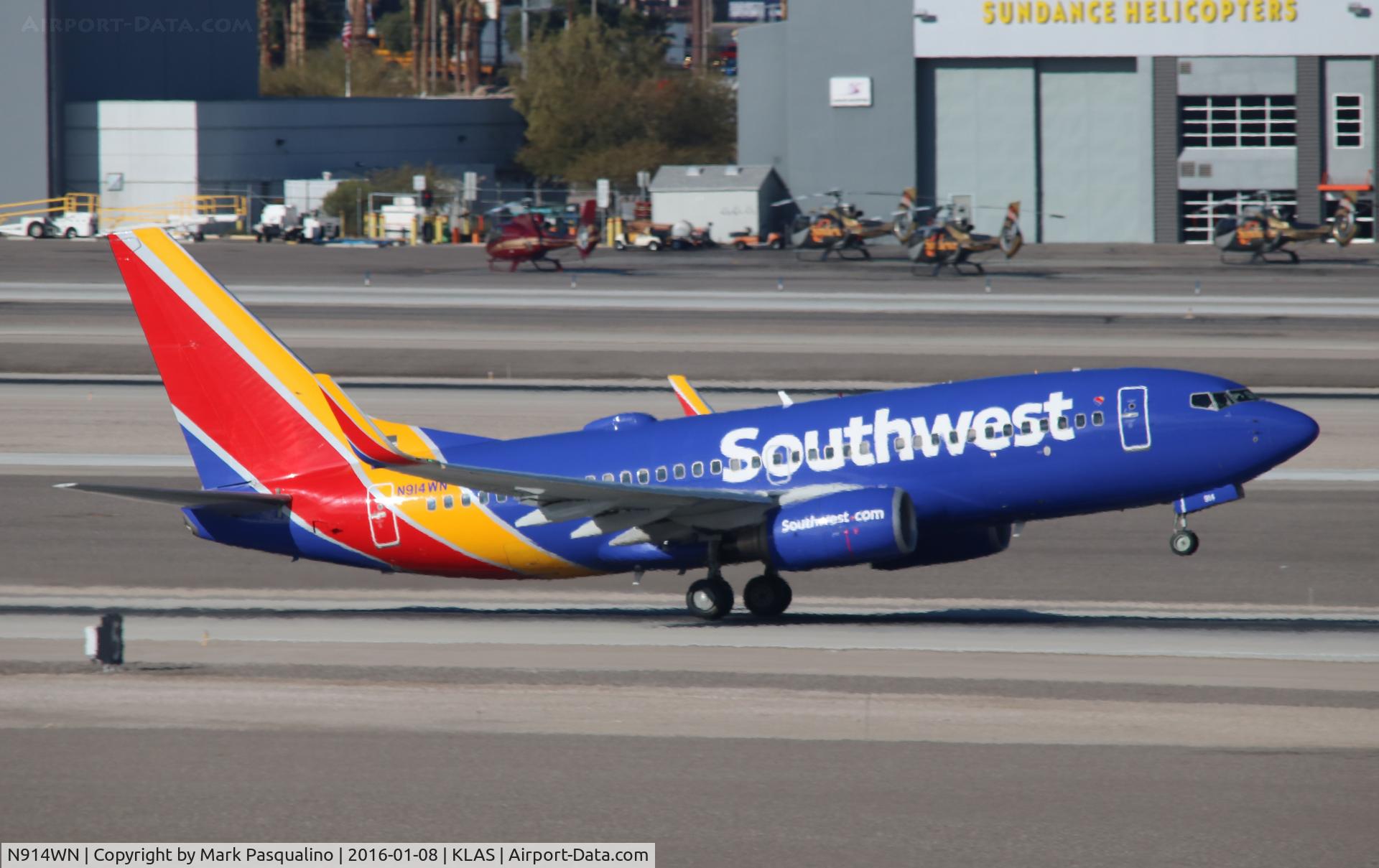 N914WN, 2008 Boeing 737-7H4 C/N 36622, Boeing 737-700