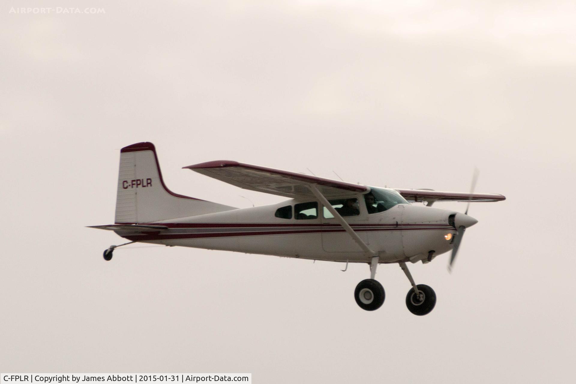 C-FPLR, Cessna 180J C/N 18052549, Cessna 180J above the Fraser River near Hope, BC