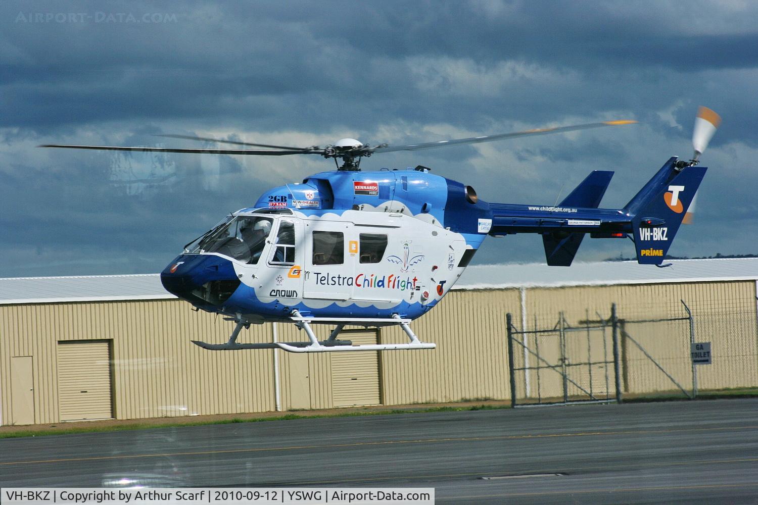 VH-BKZ, 1990 Eurocopter-Kawasaki BK-117B-2 C/N 7213, VH-BKZ Wagga Wagga NSW 2010