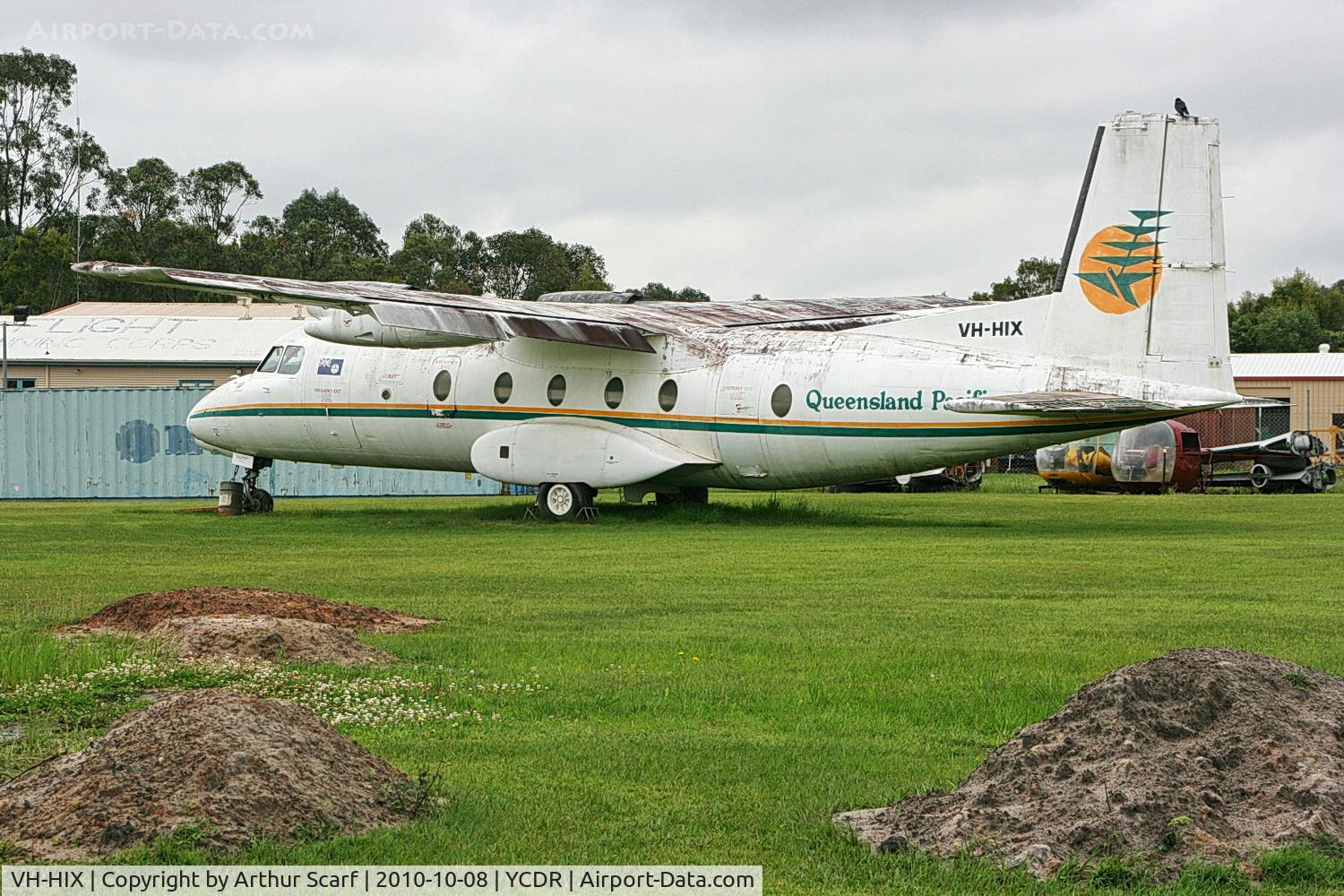 VH-HIX, 1967 Nord 262A C/N 42, VH-HIX Queensland Air Museum Caloundra Qld 2010