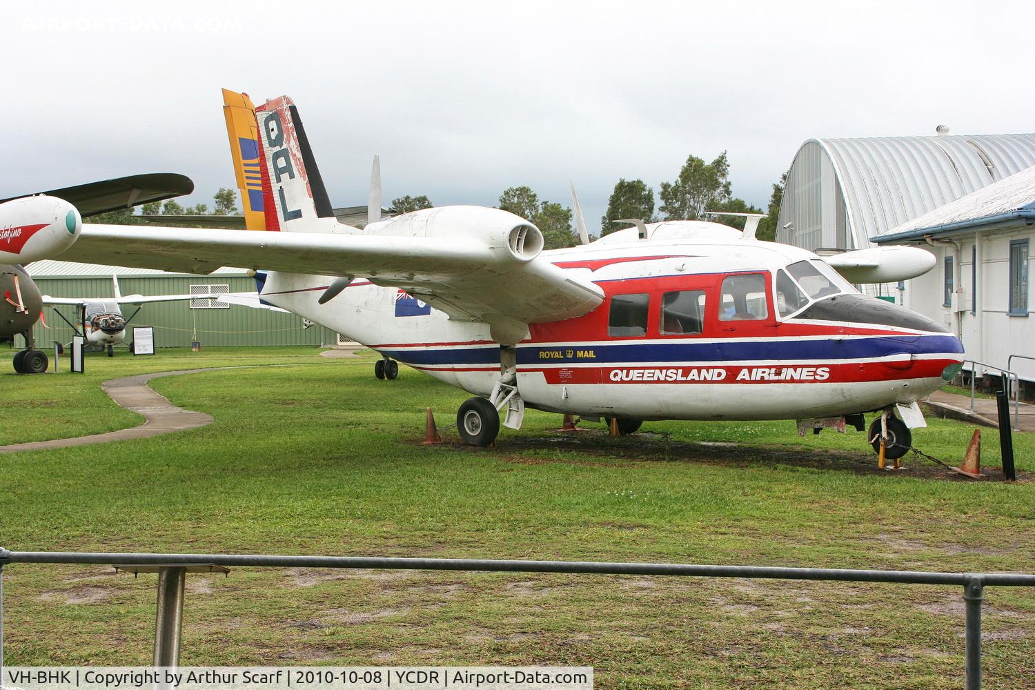 VH-BHK, 1960 Piaggio P-166AL-1 C/N 370, VH-BHK Queensland Air Museum Caloundra Qld 2010