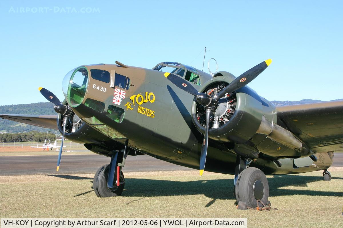 VH-KOY, 1939 Lockheed Hudson IVA C/N 6041, VH-KOY Albion Park NSW 2012 - Wings over Illawarra