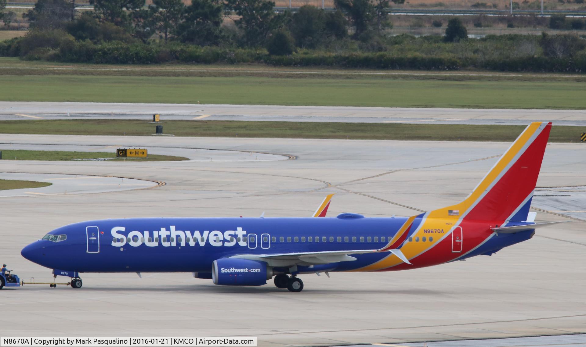 N8670A, 2015 Boeing 737-8H4 C/N 36656, Boeing 737-800