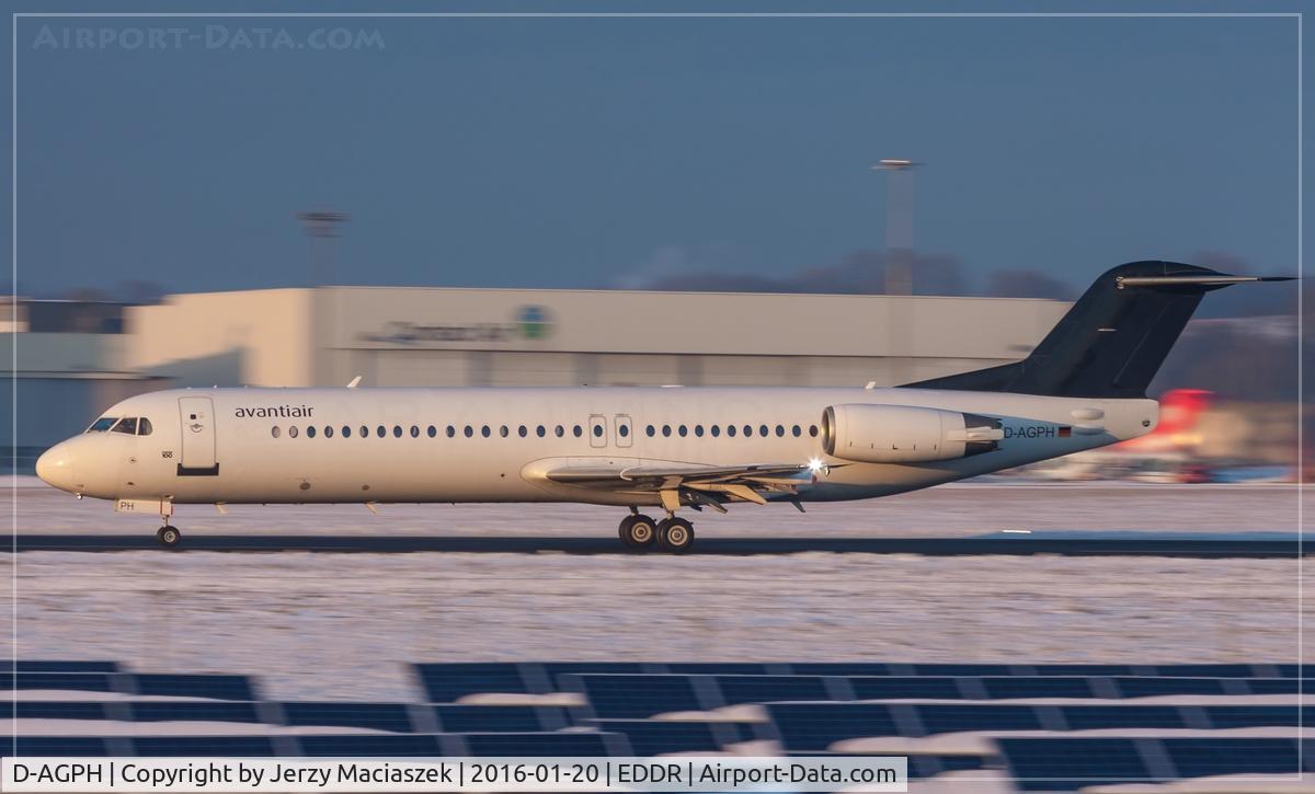 D-AGPH, 1990 Fokker 100 (F-28-0100) C/N 11308, Fokker 100 (F-28-0100)