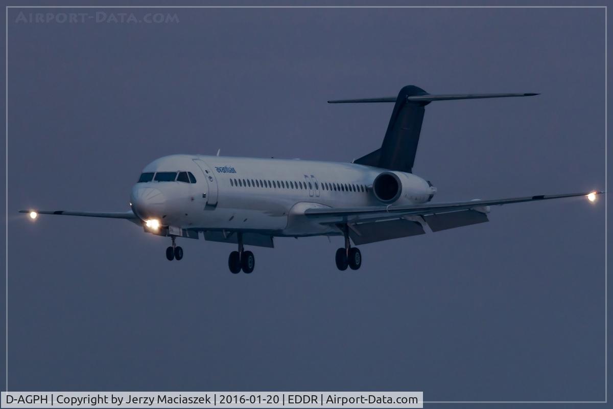 D-AGPH, 1990 Fokker 100 (F-28-0100) C/N 11308, Fokker 100 (F-28-0100