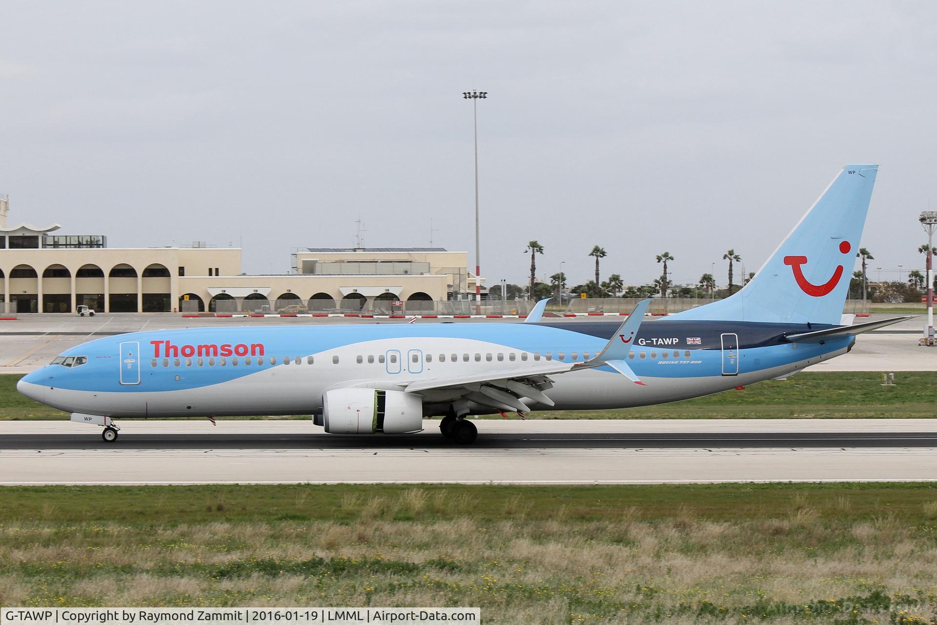 G-TAWP, 2013 Boeing 737-8K5 C/N 37257, B737-800 G-TAWP Thomson Airways