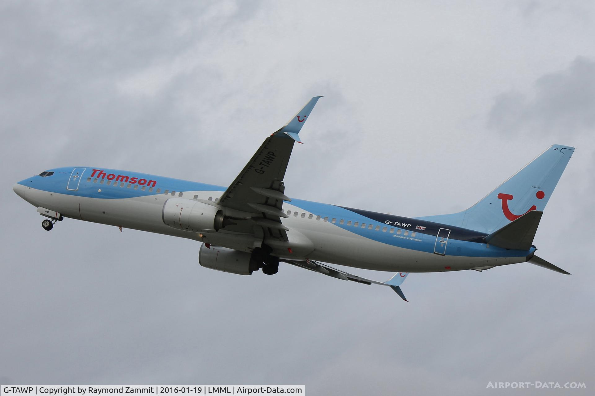 G-TAWP, 2013 Boeing 737-8K5 C/N 37257, B737-800 G-TAWP Thomson Airways