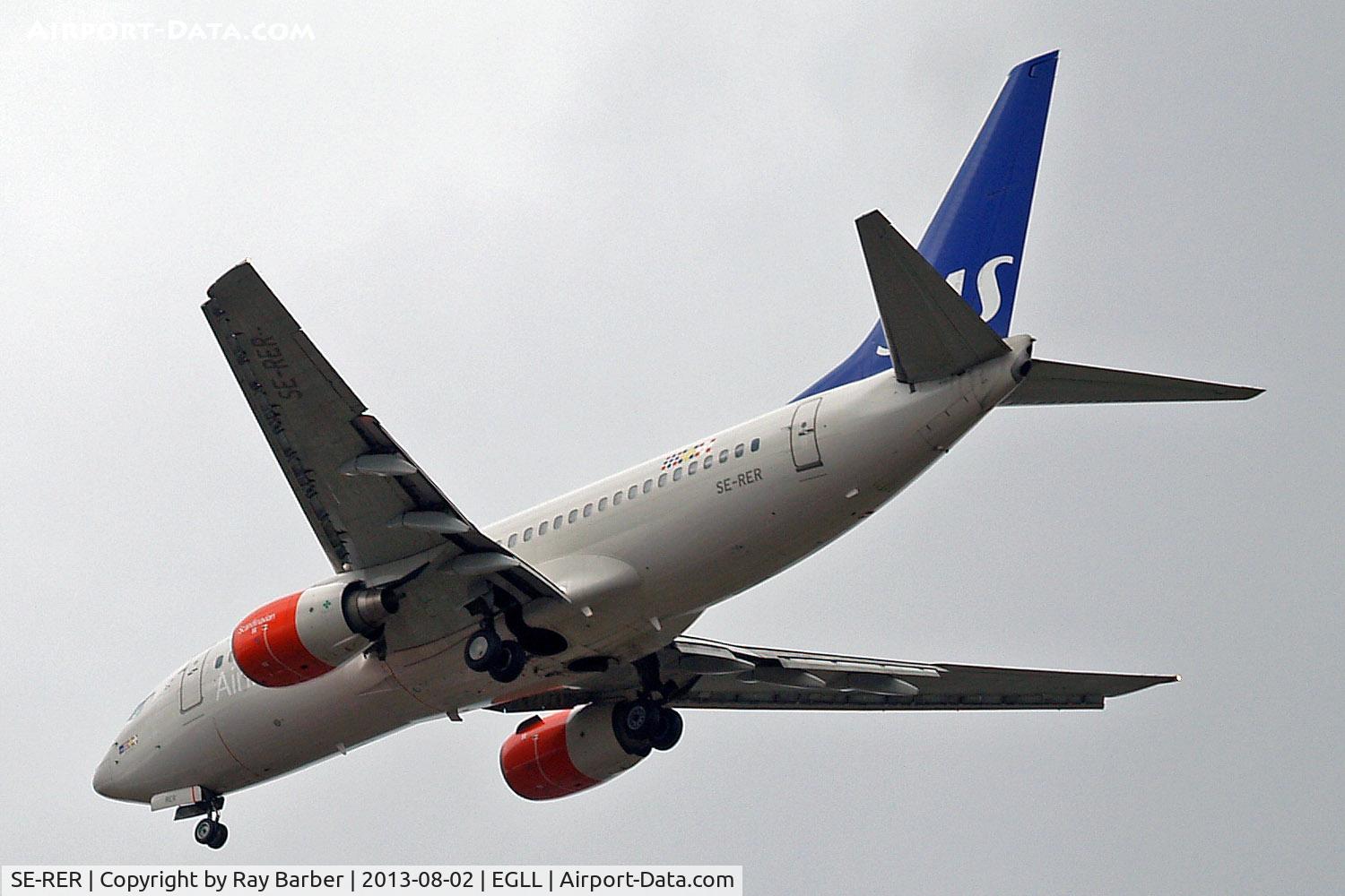 SE-RER, 2000 Boeing 737-7BX C/N 30736, Boeing 737-7BX [30736] (SAS Scandinavian Airlines) Home~G 02/08/2013. On approach 27R.