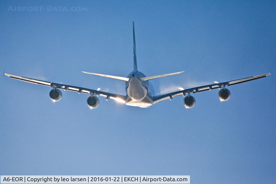 A6-EOR, 2015 Airbus A380-861 C/N 202, Copenhagen 22.1.16