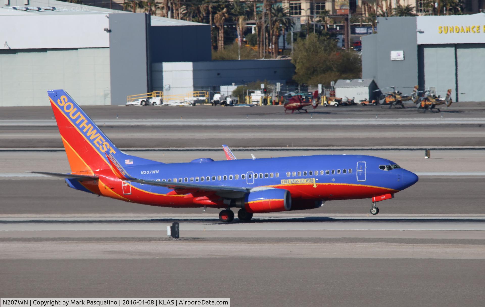 N207WN, 2005 Boeing 737-7H4 C/N 34012, Boeing 737-700