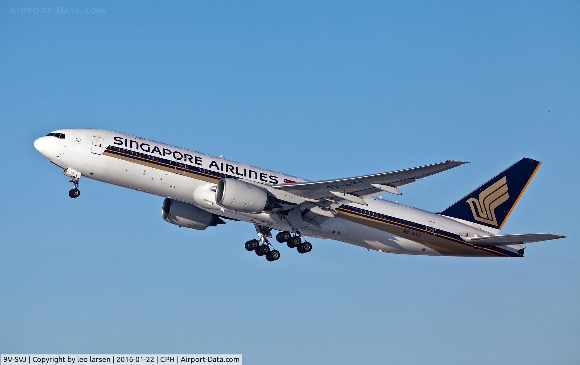 9V-SVJ, 2002 Boeing 777-212/ER C/N 32335, Copenhagen 22.1.16