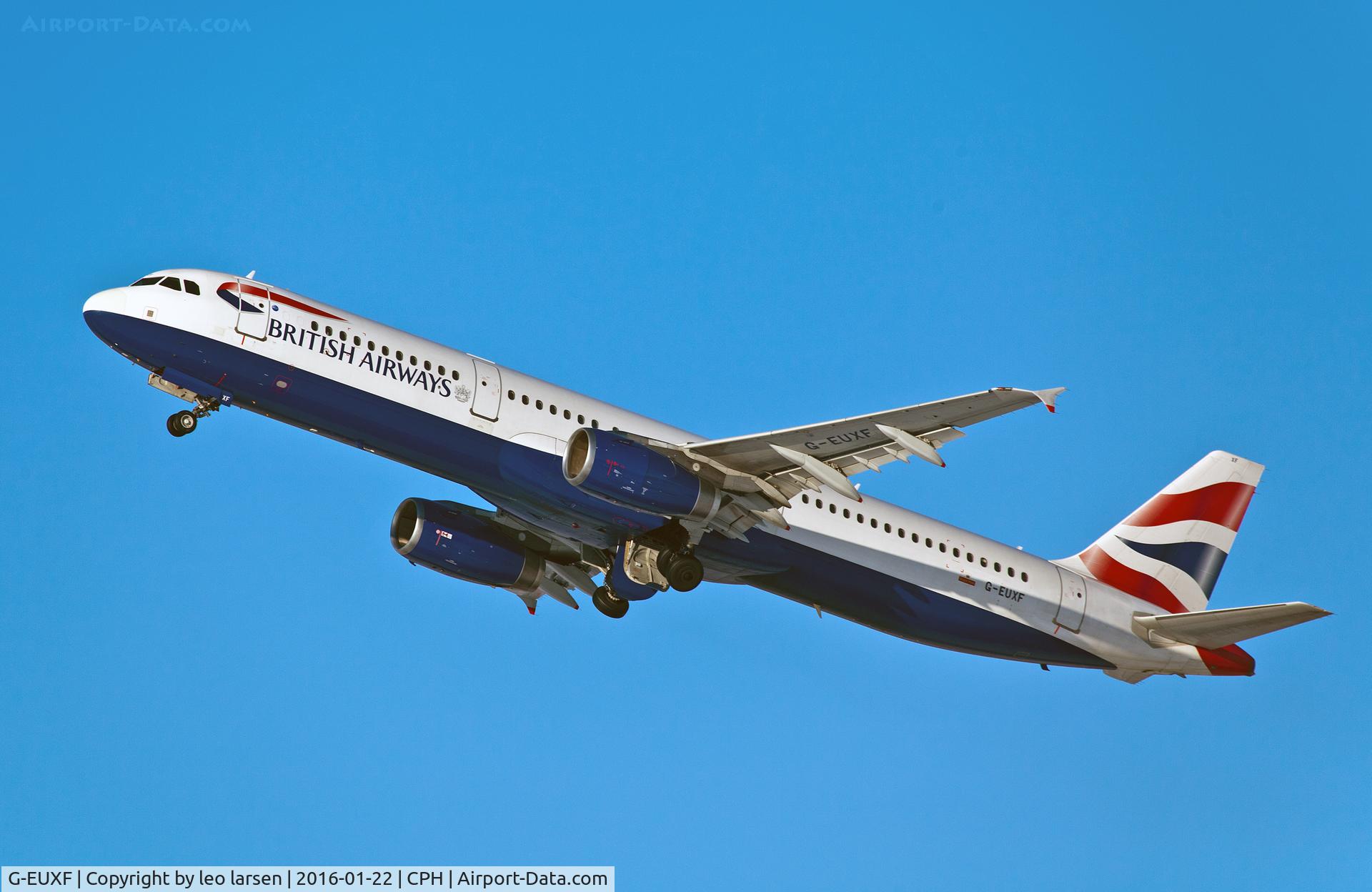 G-EUXF, 2004 Airbus A321-231 C/N 2324, Copenhagen 22.1.16