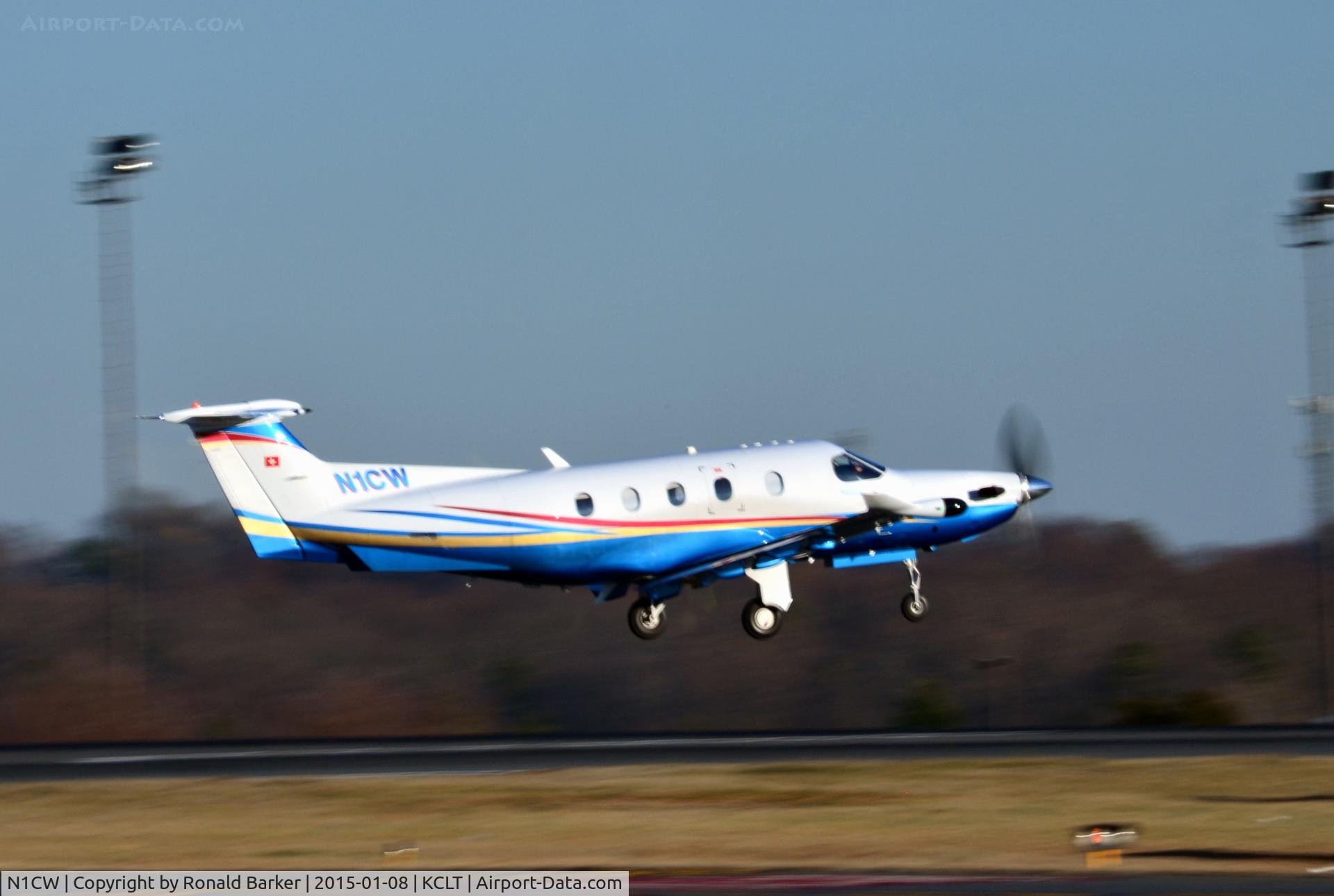 N1CW, 2006 Pilatus PC-12/47 C/N 705, Airborne CLT