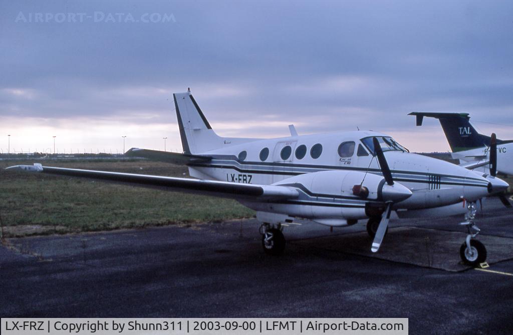 LX-FRZ, 1980 Beech C90 King Air C/N LJ-898, Parked at the General Aviation area...