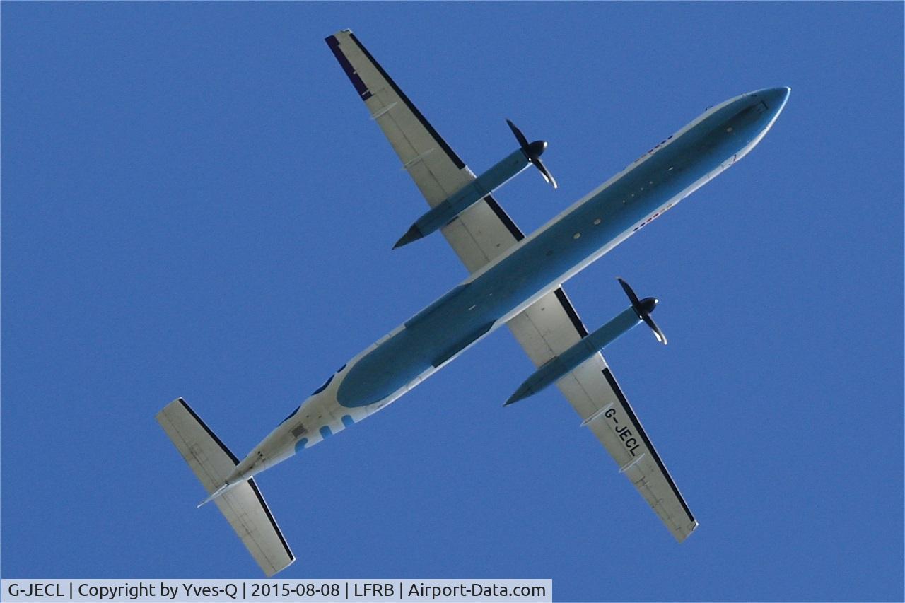 G-JECL, 2005 De Havilland Canada DHC-8-402Q Dash 8 C/N 4114, De Havilland Canada DHC-8-402Q Dash 8, Flight to Southampton, Brest-Bretagne Airport (LFRB-BES)