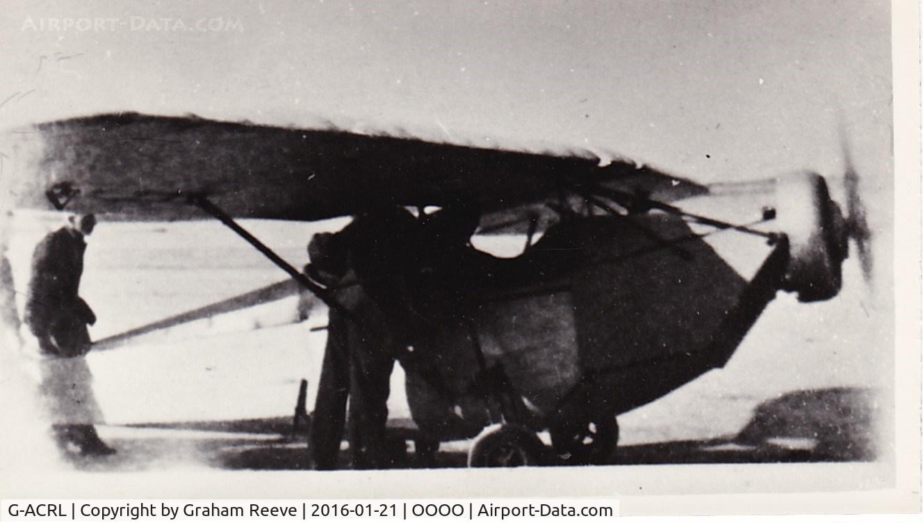 G-ACRL, Noel Cw And Parmentier PARMENTIER WEE MITE C/N 1, Recently found photograph.