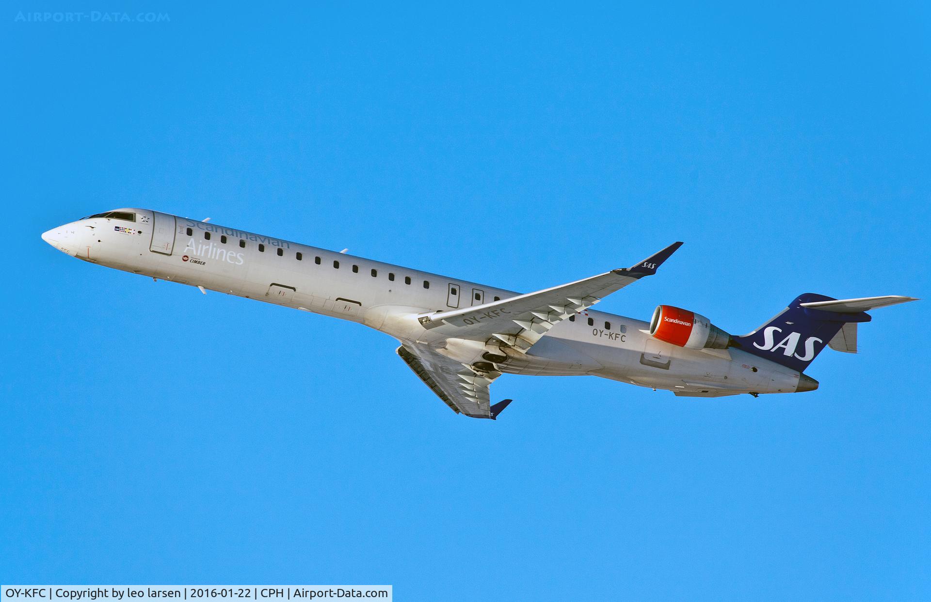 OY-KFC, 2009 Bombardier CRJ-900 (CL-600-2D24) C/N 15218, Copenhagen 22.1.16