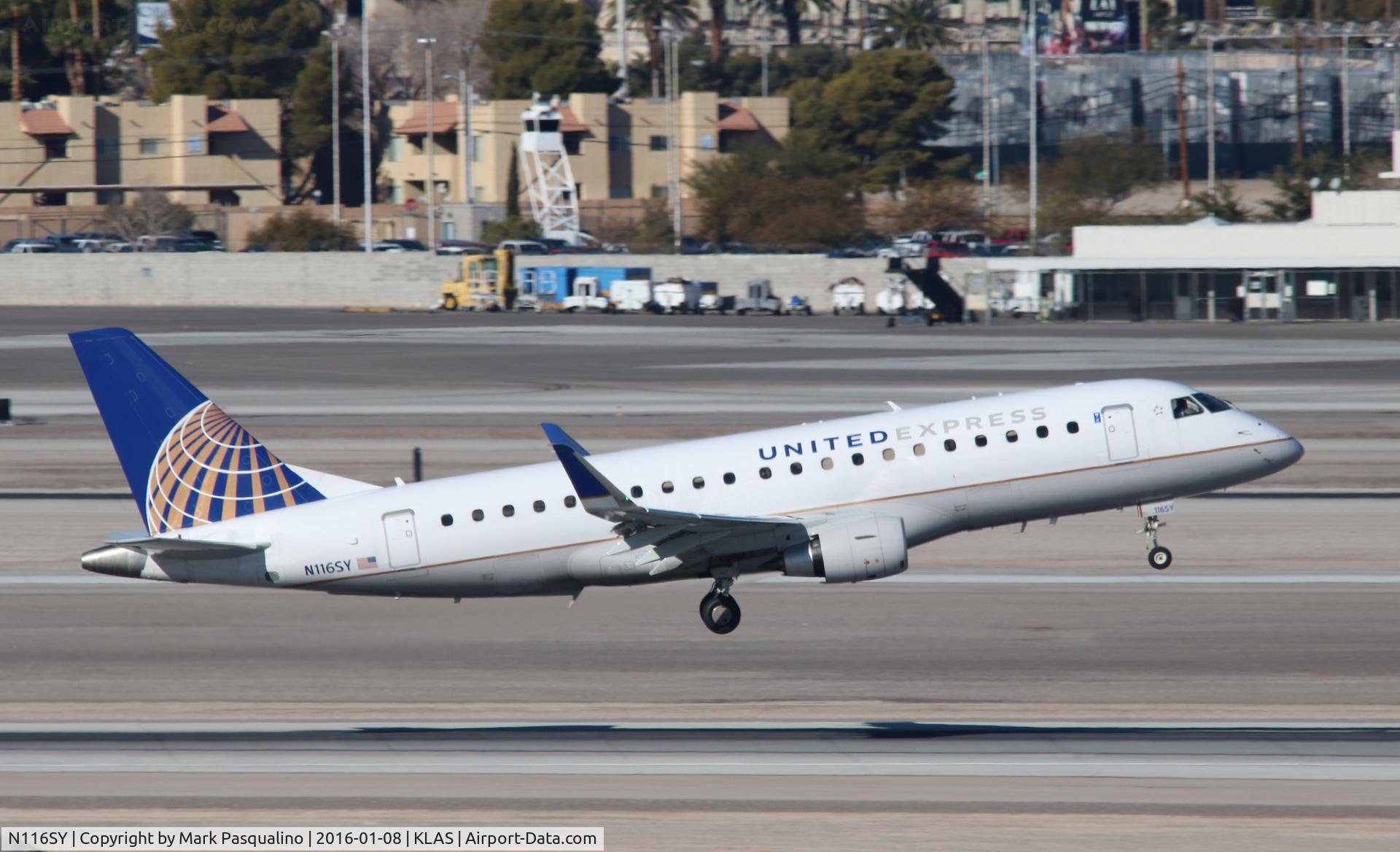 N116SY, 2014 Embraer 175LR (ERJ-170-200LR) C/N 17000411, ERJ 170-200 LR