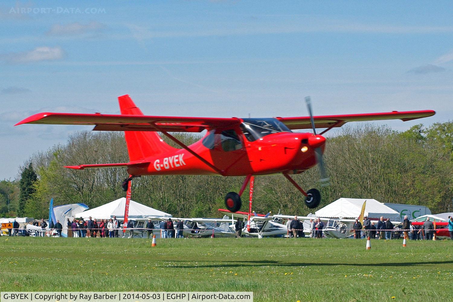 G-BYEK, 2000 Stoddard-Hamilton GlaStar GS-1 C/N PFA 295-13087, Stoddard Hamilton Glastar [PFA 295-13087] Popham~G 03/05/2014