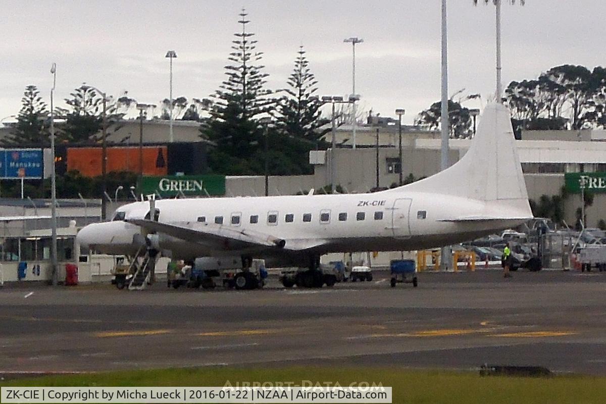 ZK-CIE, 1957 Convair CV-580 C/N 399, At Auckland