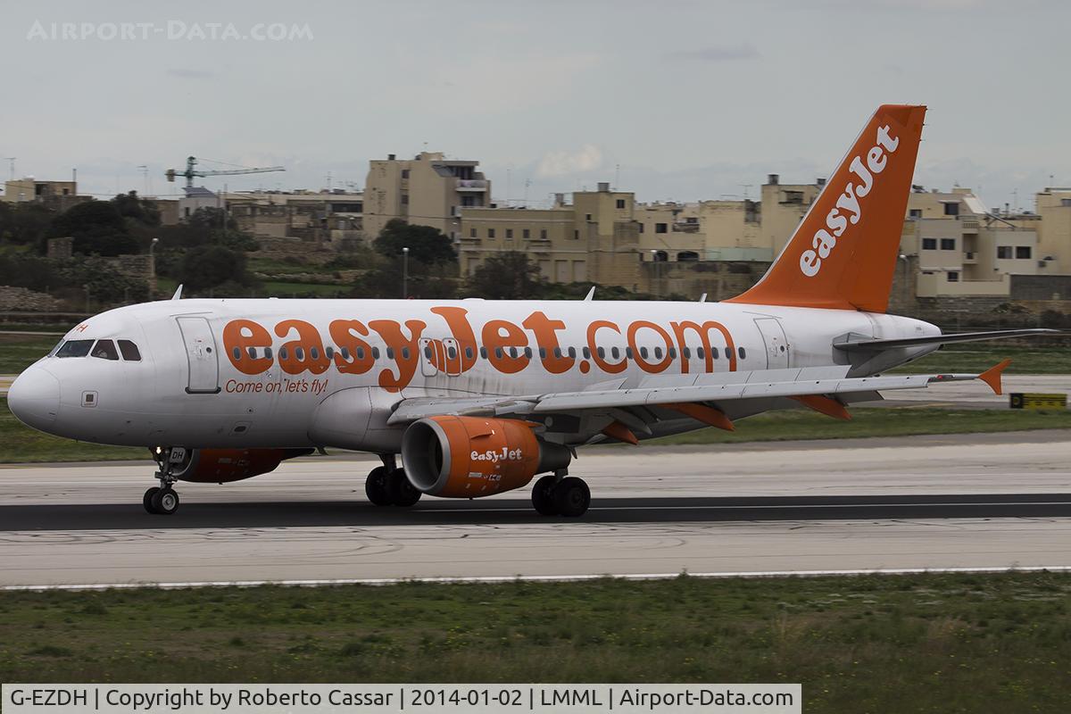 G-EZDH, 2008 Airbus A319-111 C/N 3466, Runway 31