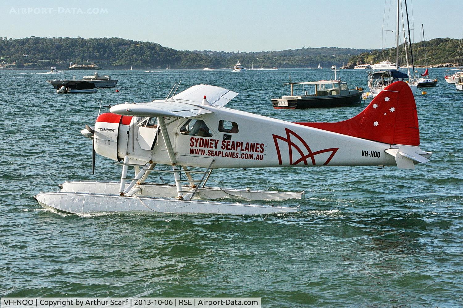 VH-NOO, 1963 De Havilland Canada DHC-2 Beaver Mk.I C/N 1535, VH-NOO Sydney Harbour - Rose Bay 2013