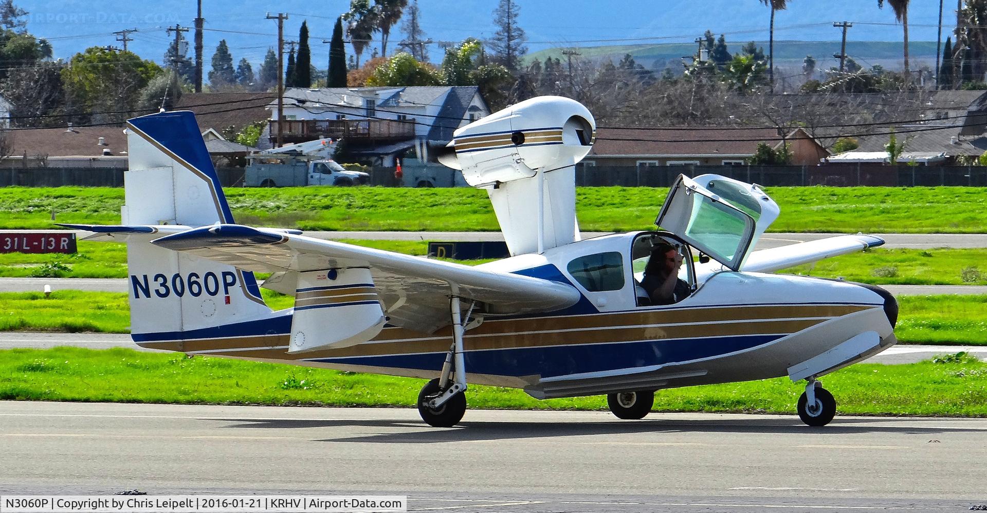 N3060P, 1979 Consolidated Aeronautics Inc. Lake LA-4-200 C/N 971, Locally-based 1979 Consolidated Lake LA-4-200 taxing out for departure at Reid Hillview Airport, San Jose, CA.
