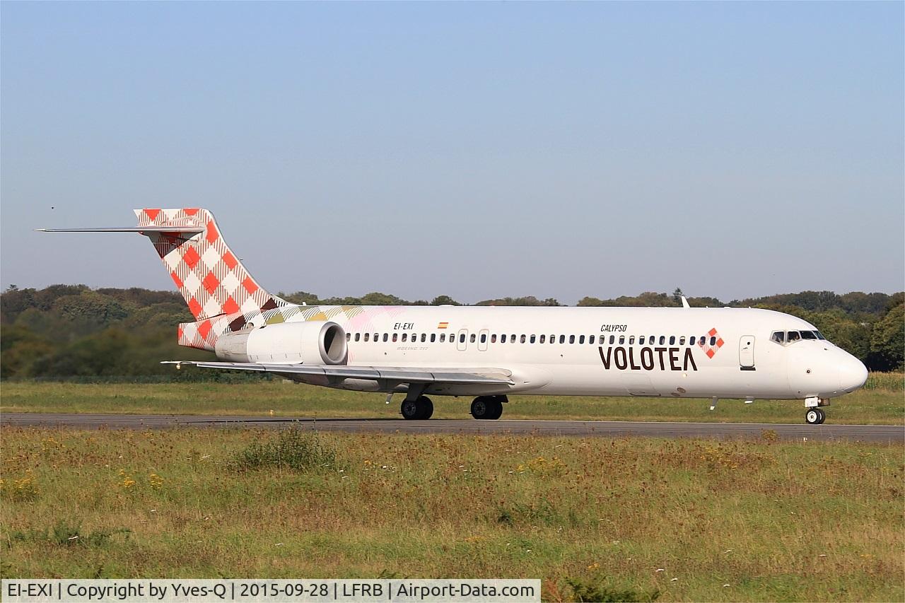 EI-EXI, 2003 Boeing 717-2BL C/N 55174, Boeing 717-2BL, Take off run rwy 07R, Brest-Bretagne airport (LFRB-BES)