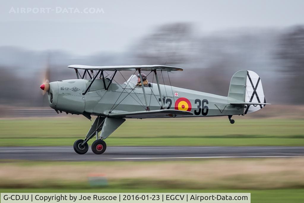 G-CDJU, 1954 CASA 1-131E Jungmann C/N 1078, G-CDJU at Sleap Airfield.