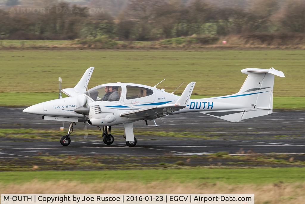 M-OUTH, 2007 Diamond DA-42 Twin Star C/N 42.AC082, M-OUTH at Sleap Airfield.