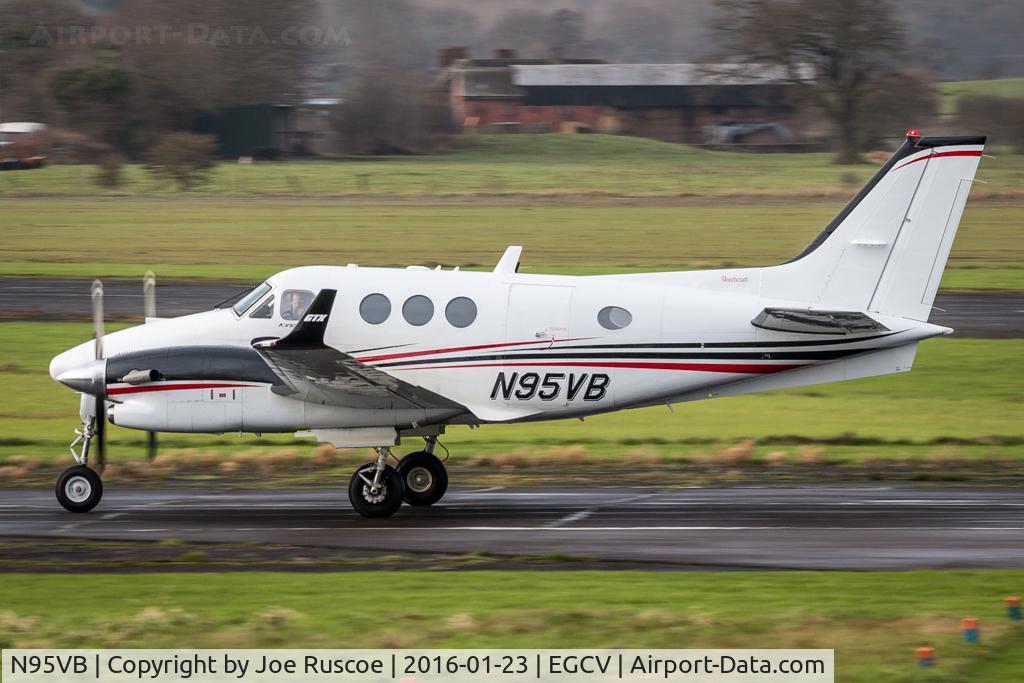 N95VB, 2013 Beechcraft C90GTI King Air C/N LJ-2091, N-95VB at Sleap Airfield.