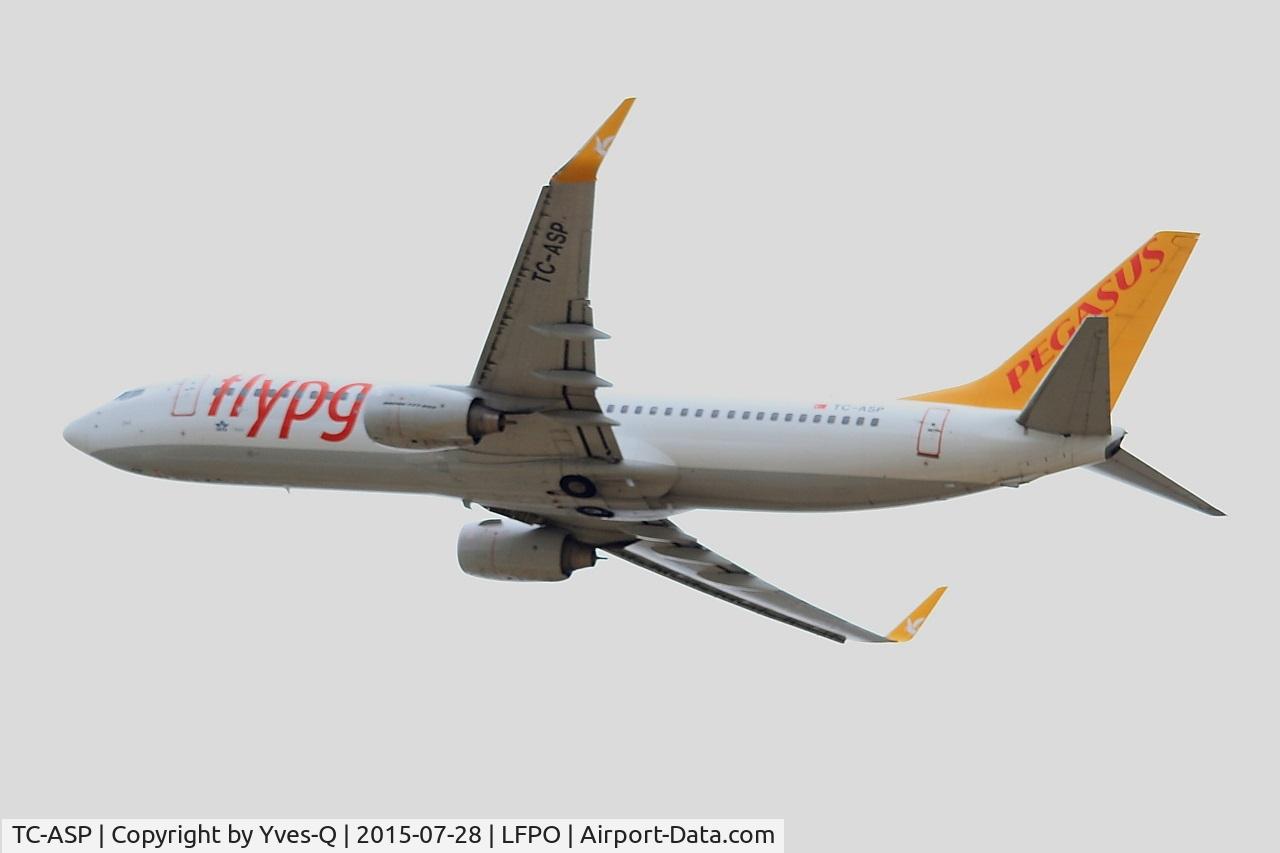 TC-ASP, 2011 Boeing 737-82R C/N 40011, Boeing 737-82R, Take off rwy 24, Paris-Orly airport (LFPO-ORY)